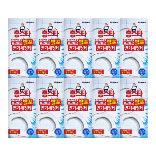홈스타 보글보글 발포 변기세정제 60g 3개입 (10개)_이미지