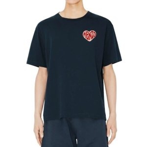  겐조 명품남성 하트로고 네이비 티셔츠 FD65TS1154SO 77 97504384