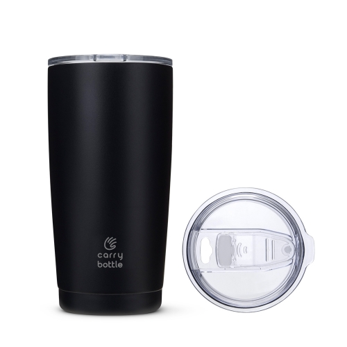 스탠다드 스테인레스 보온보냉 텀블러 + 전용 손잡이 민트 텀블러 블랙 손잡이 600ml