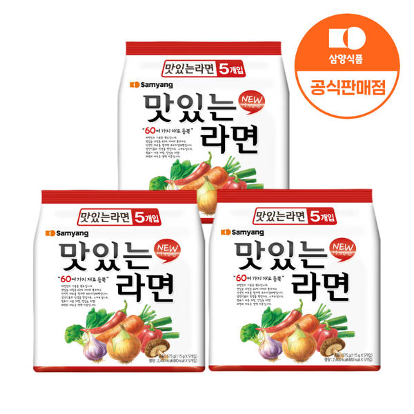 삼양식품 맛있는 라면 115g (15개)_이미지