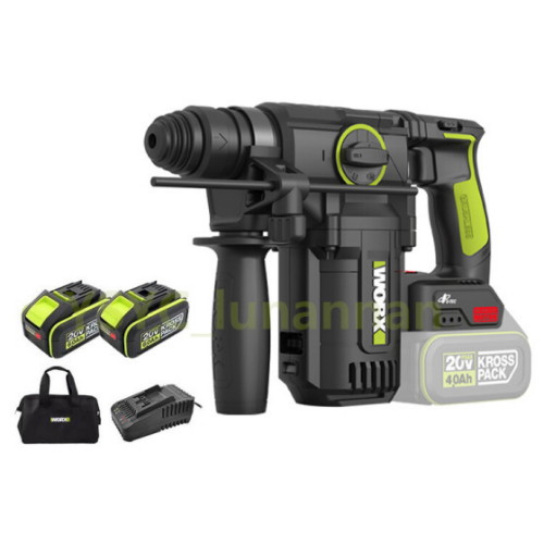 웍스 WU385 해외구매 (6.0Ah, 배터리 2개)_이미지