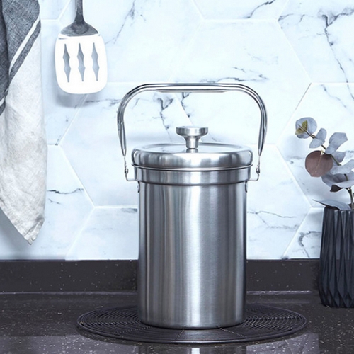 대경아이엔씨 오데르 스테인리스 음식물 쓰레기통 3L_이미지