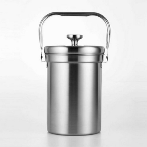 대경아이엔씨 오데르 스테인리스 음식물 쓰레기통 3L_이미지