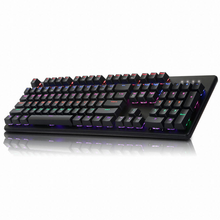 앱코 HACKER K595 LED 축교환 게이밍 기계식 (블랙, 청축)_이미지