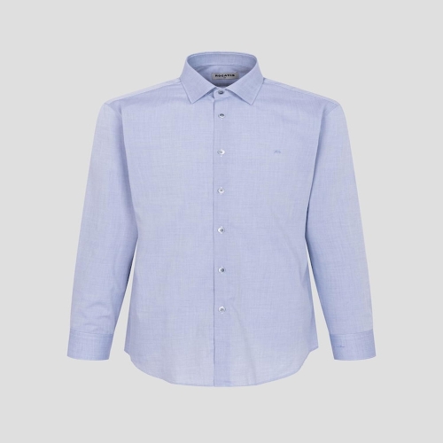 EASY CARE 레귤러핏 도비 무늬 드레스 셔츠 네이비 MA6164RR3R