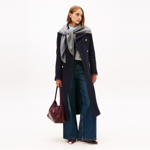 타미힐피거 TOMMY HILFIGER 캐시미어 트라이앵글 스카프 T22F9AMF090WT1PRY T22F9AMF090WT1PRY 12..