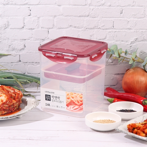 락앤락 김치통의정석 발효숙성용기 2.6L이미지입니다. 누르면 해당 게시물로 새창이동합니다.