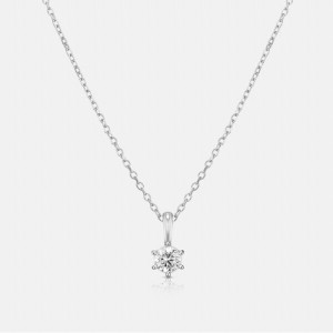 쥬얼리 쥬얼리 주얼리 디아만테 14K 화이트 네크리스 A231DN108
