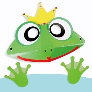 유니아트 DIY.641 종이 입체 가면 만들기 개구리 WFH0TPV