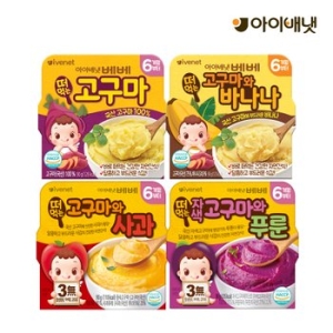 베베 떠먹는 간식 6종 6개월부터