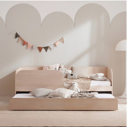 장인가구 뉴피터 저상형 슬라이딩 2단침대 SS (낮은포켓+7존포켓스프링)_이미지