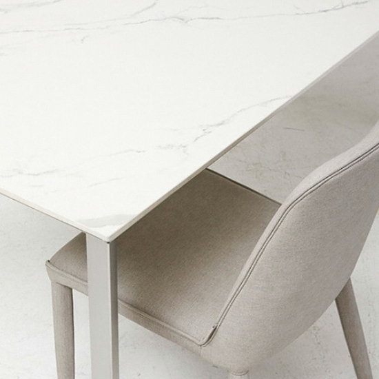 한샘 바흐 701 인칸토 세라믹 고급형 식탁 1350 (의자별도)_이미지