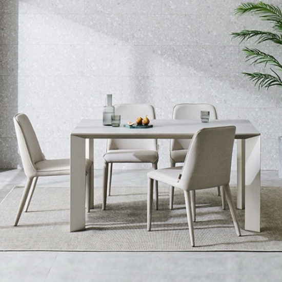 한샘 바흐 701 인칸토 세라믹 고급형 식탁 1350 (의자별도)_이미지