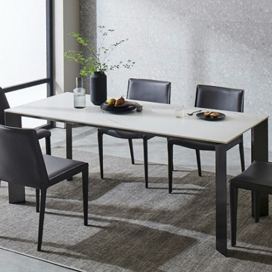 한샘 바흐 701 인칸토 세라믹 고급형 식탁 1350 (의자별도)_이미지