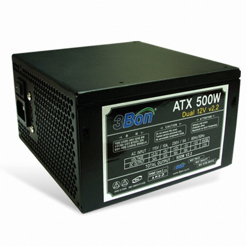 3Bon ATX 500W Dual 12V 2.2
