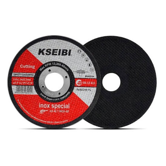 KSEIBI 4인치 스테인리스 철재 겸용 절단석_이미지