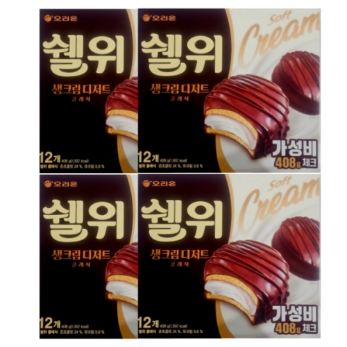 오리온 쉘위 클래식 408g (4개)_이미지