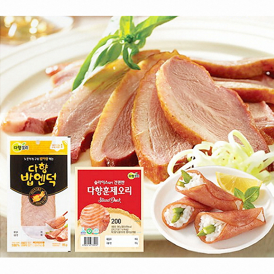 훈제슬라이스 200g x 4개+밥엔덕 85g x 2개