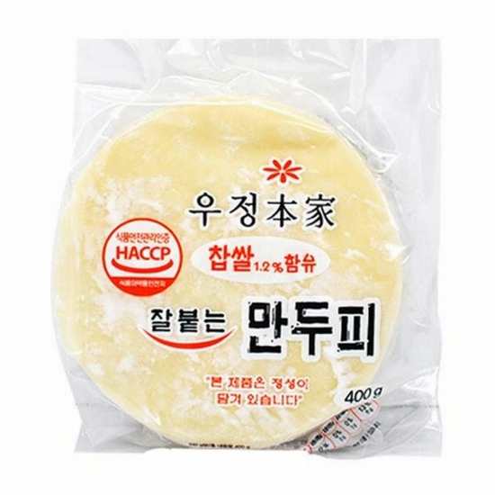 삼시푸드 우정본가 잘붙는 만두피 28~30장 400g (2개)_이미지