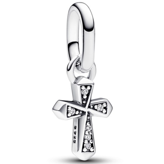 판도라 미 스파클링 크로스 미니 댕글 참 793044C01