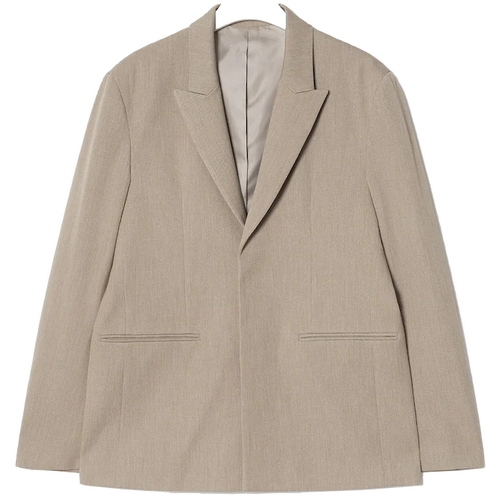 에잇세컨즈 솔리드 히든 버튼 싱글 재킷 210911BY2A_이미지