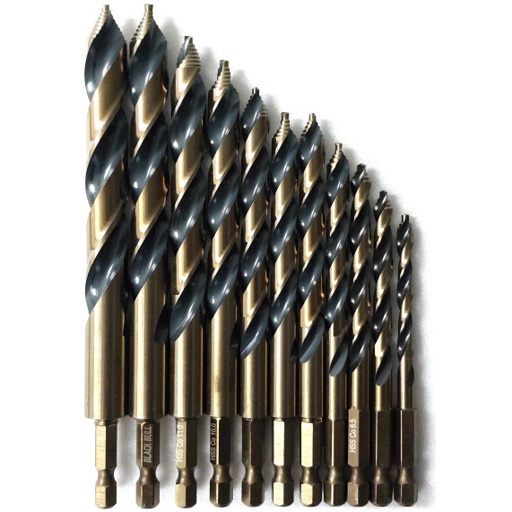 블랙불 스텝기리 임팩드릴 비트세트 (11pcs)