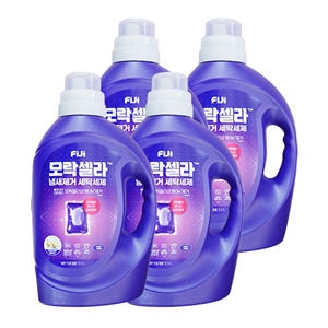 LG생활건강 피지(FIJI) 모락셀라 냄새제거 뽀송한 코튼향 2.1L (4개)