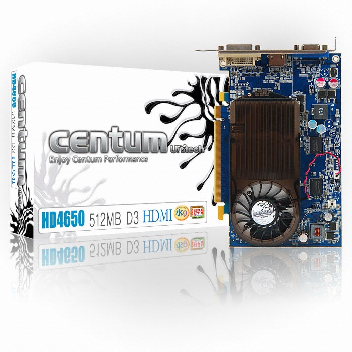 유니텍전자 라데온 HD 4650 CENTUM HDMI D3 512MB_이미지