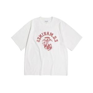 에스피오나지 ESPIONAGE Travis Marines Heavyweight Tee 티셔츠 Off White 206657
