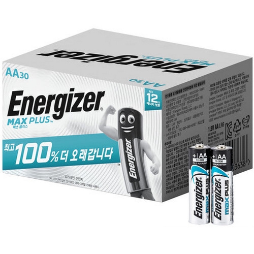 에너자이저 맥스플러스 알카라인 AA (벌크)이미지입니다. 누르면 해당 게시물로 새창이동합니다.