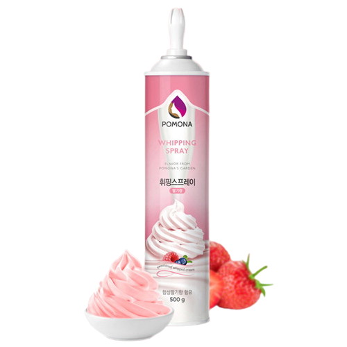 휘핑스프레이 딸기향 500g