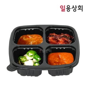 사각 JH 소스반찬용기 4칸 (1,200개)_이미지