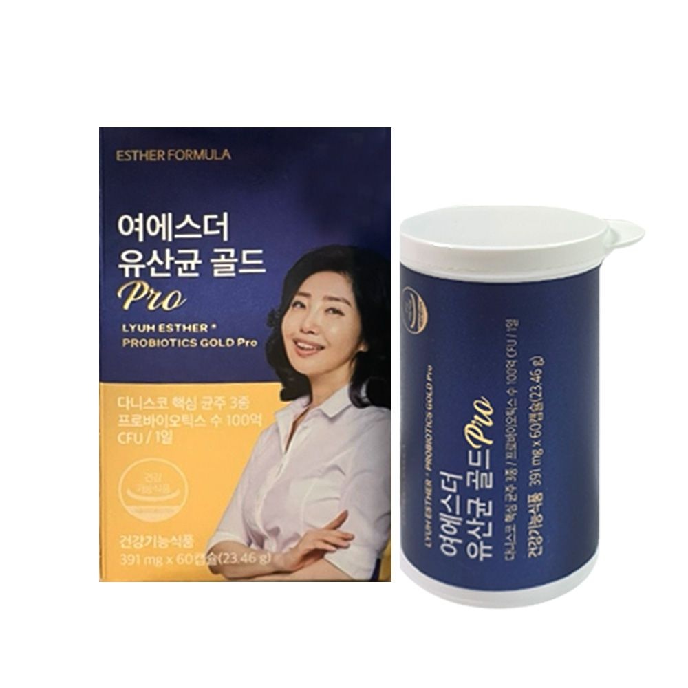 여에스더 유산균 골드 프로 391mg 60캡슐