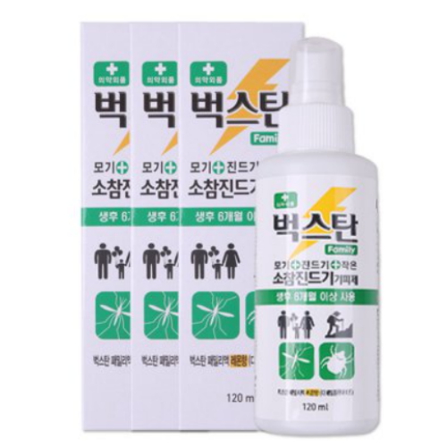 [불명] 헬코스메디칼연구소 벅스탄 패밀리액 120ml (3개)_이미지