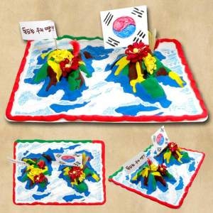 굿데이독도는 우리땅 클레이만들기 유치원미술 아동미