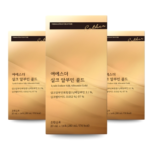 여에스더 실크 알부민 골드 20ml 14포 (3개)_이미지