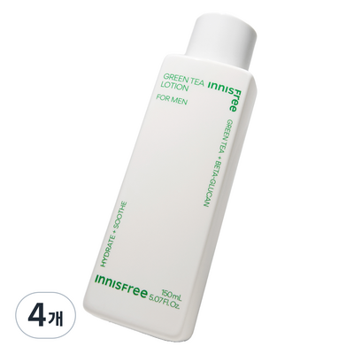 이니스프리 그린티 로션 포맨 150ml (4개)_이미지