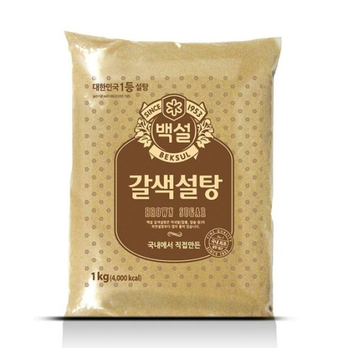 백설 갈색설탕 1kg (24개)_이미지