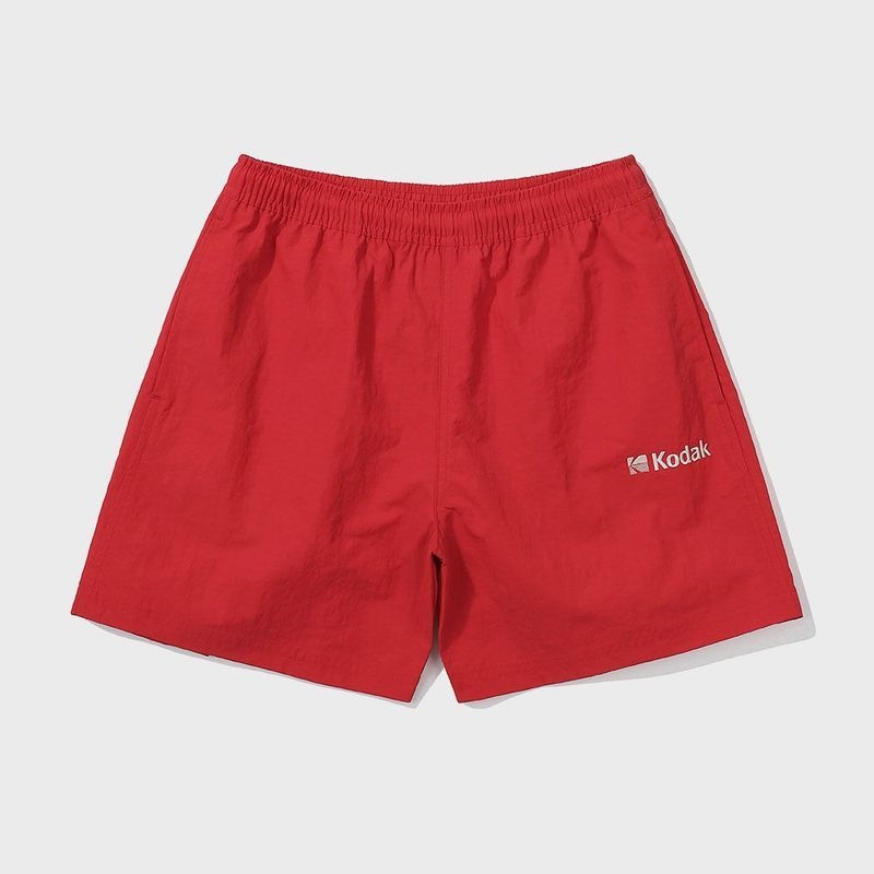 하이라이트브랜즈 코닥어패럴 컬러플러스 레귤러핏 3부 반바지 우먼 RED 3340362