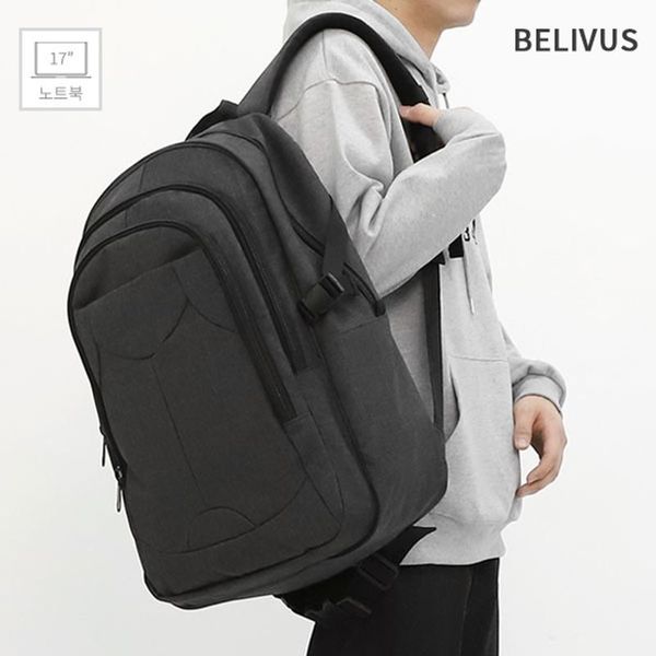 빌리버스 남자 데일리 노트북수납 대용량 여행 백팩 BDW00435770987_이미지