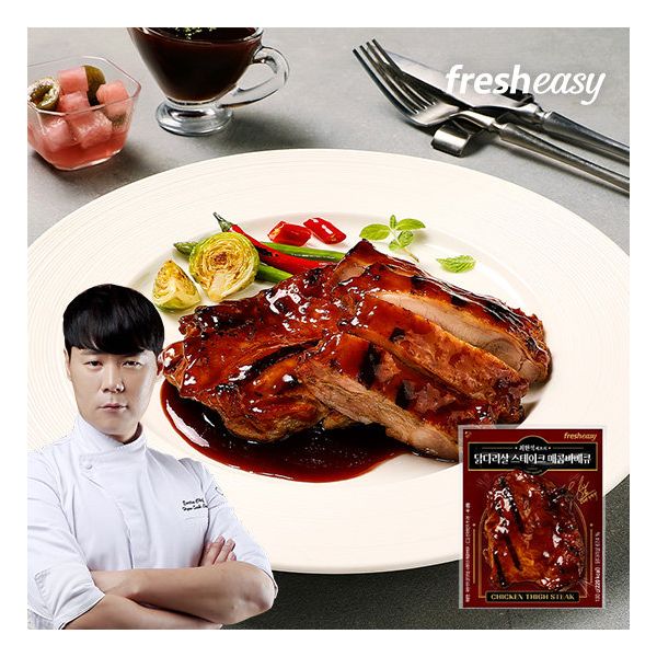 프레시지 최현석 닭다리살스테이크 매콤바베큐 130g
