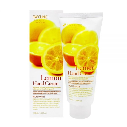 자이화장품 3W클리닉 모이스처 라이징 핸드크림 레몬 100ml (1개)