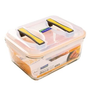 글라스락 <b>유리</b> 핸디 김치통 6L 밀폐용기 반찬통