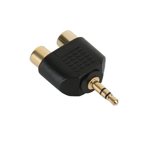 강원전자 NETmate NM-JR16 3.5mm to 2RCA Y형 젠더