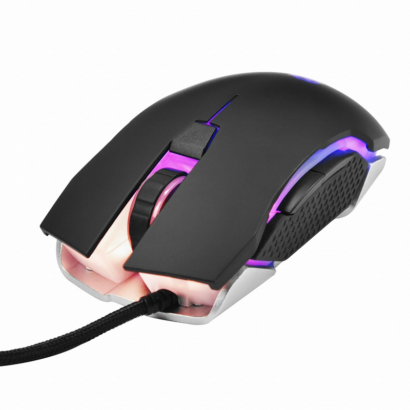 퍼스트코어 MARTELL EG50 GAMING MOUSE (블랙, 무광)_이미지