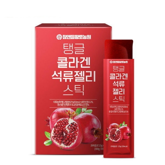 참앤들황토농원 탱글 콜라겐 석류젤리 스틱 15포 (3개)_이미지