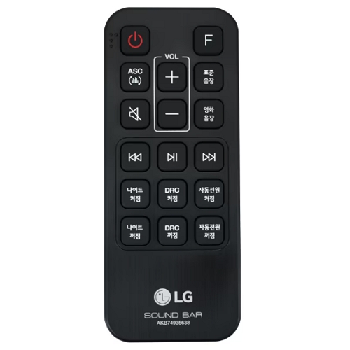 LG전자 사운드바 리모컨 AKB74935638 (정품)_이미지