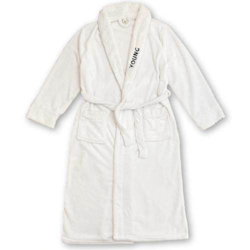 영니크 이니셜 각인 남녀공용 커플 극세사 샤워 가운_이미지