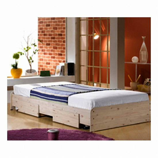 디디퍼니처 워시워시 서랍형침대 (더블, 무소음 압축 목화솜 겹면하단)_이미지