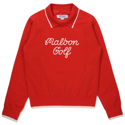 말본골프 말본 골프 방풍 니트 M5422PKT54RED